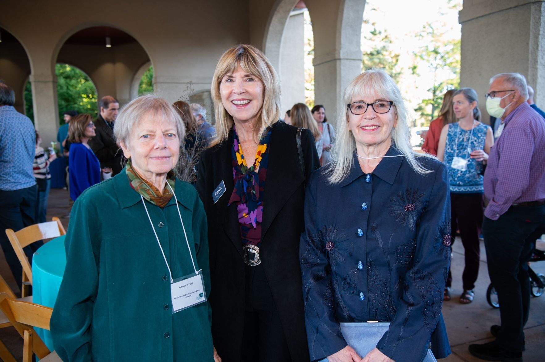 From the left, Rebecca Wright, Pamela Todorvich and Margaret Hermes
